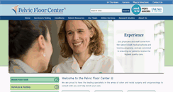 Desktop Screenshot of pelvicfloorcenter.org